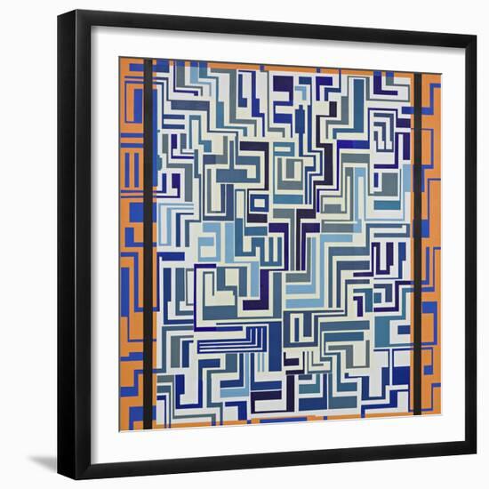 Abstract-Manuel Ros-Framed Giclee Print