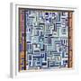 Abstract-Manuel Ros-Framed Giclee Print
