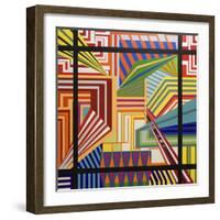 Abstract-Manuel Ros-Framed Giclee Print