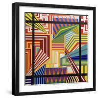 Abstract-Manuel Ros-Framed Giclee Print