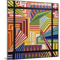 Abstract-Manuel Ros-Mounted Giclee Print