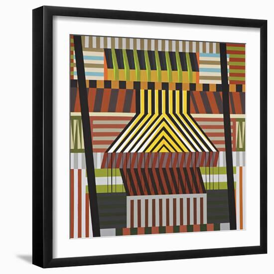 Abstract-Manuel Ros-Framed Giclee Print