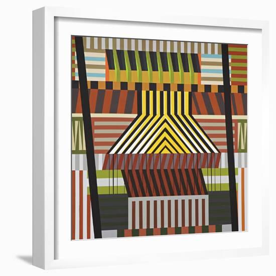 Abstract-Manuel Ros-Framed Giclee Print