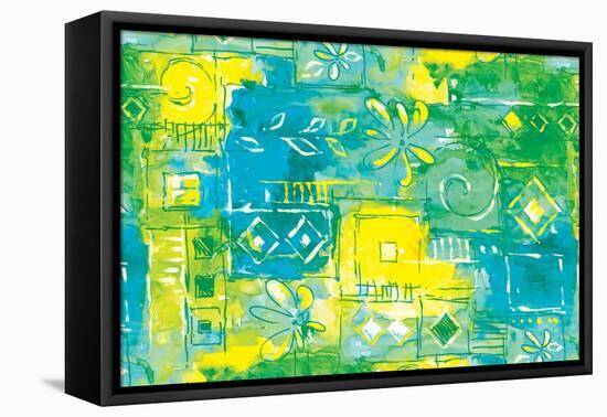 Abstract-Stessi-Framed Stretched Canvas