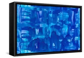 Abstract-Stessi-Framed Stretched Canvas