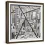 Abstract-Manuel Ros-Framed Giclee Print