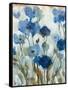 Abstracted Floral in Blue II-Silvia Vassileva-Framed Stretched Canvas