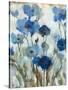 Abstracted Floral in Blue II-Silvia Vassileva-Stretched Canvas