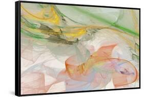 Abstraction 10713-Rica Belna-Framed Stretched Canvas