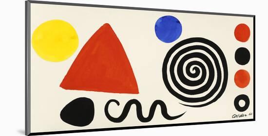 Abstraction, 1966-Alexander Calder-Mounted Art Print