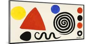 Abstraction, 1966-Alexander Calder-Mounted Art Print