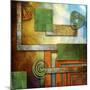 Abstraction 2-Art Deco Designs-Mounted Giclee Print