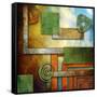 Abstraction 2-Art Deco Designs-Framed Stretched Canvas