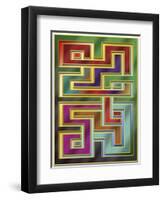 Abstraction 4-Art Deco Designs-Framed Premium Giclee Print