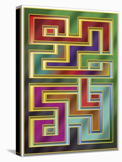 Abstraction 4-Art Deco Designs-Stretched Canvas