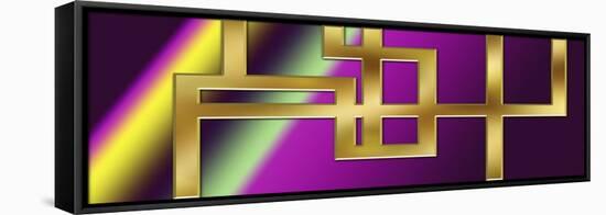 Abstraction 5-Art Deco Designs-Framed Stretched Canvas