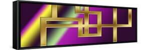 Abstraction 5-Art Deco Designs-Framed Stretched Canvas