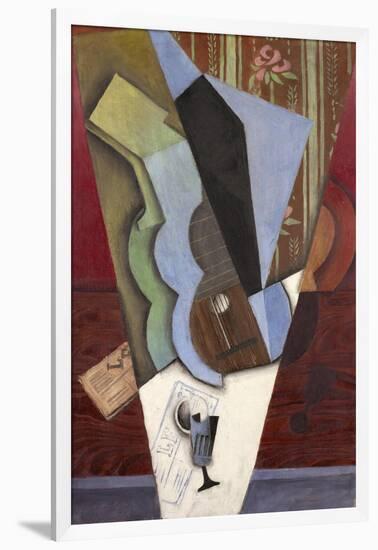 Abstraction (Guitar and Glass), July 1913-Juan Gris-Framed Giclee Print