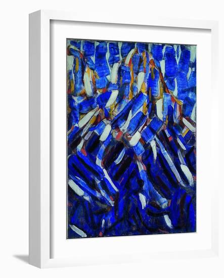 Abstraction (The Blue Mountai), 1912-Christian Rohlfs-Framed Giclee Print