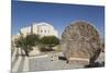 Abu Badd, a Rolling Stone Used to Fortify a Door, Moses Memorial Church in the Background-Richard Maschmeyer-Mounted Photographic Print