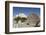 Abu Badd, a Rolling Stone Used to Fortify a Door, Moses Memorial Church in the Background-Richard Maschmeyer-Framed Photographic Print