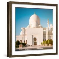 Abu Dhabi Sheikh Zayed White Mosque. UAE-Tatyana Vyc-Framed Photographic Print