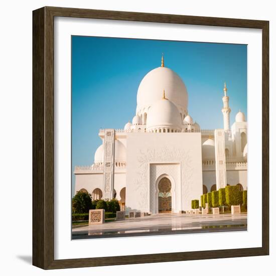 Abu Dhabi Sheikh Zayed White Mosque. UAE-Tatyana Vyc-Framed Photographic Print