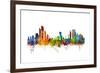 Abu Dhabi Skyline-Michael Tompsett-Framed Art Print