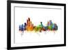 Abu Dhabi Skyline-Michael Tompsett-Framed Art Print