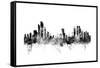 Abu Dhabi Skyline-Michael Tompsett-Framed Stretched Canvas