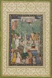 Emperor Jahangir Triumphing Over Poverty, c.1620-25-Abu'l Hasan-Framed Stretched Canvas