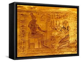 Abu Simbel, Nubia, Egypt, North Africa, Africa-Michael DeFreitas-Framed Stretched Canvas