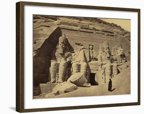 Abu Simbel Temple, 1850's-Science Source-Framed Giclee Print