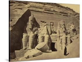 Abu Simbel Temple, 1850's-Science Source-Stretched Canvas