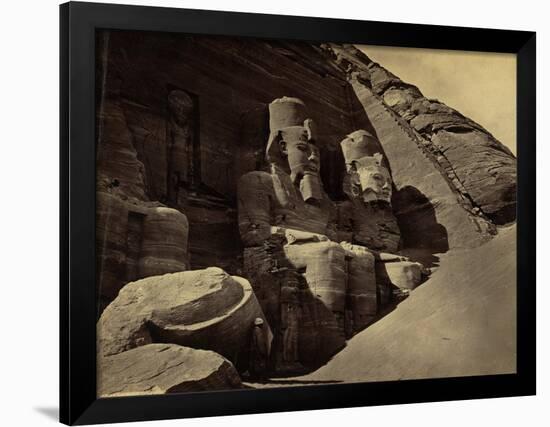 Abu Simbel Temple, 1850's-Science Source-Framed Giclee Print