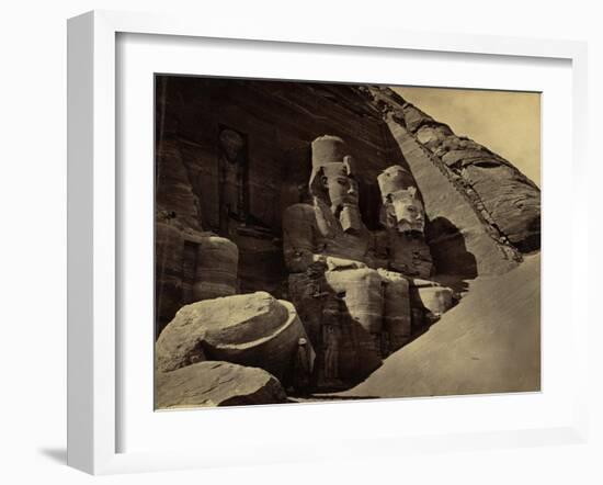 Abu Simbel Temple, 1850's-Science Source-Framed Giclee Print