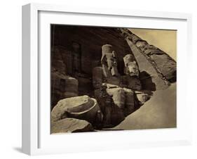 Abu Simbel Temple, 1850's-Science Source-Framed Giclee Print