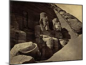 Abu Simbel Temple, 1850's-Science Source-Mounted Giclee Print