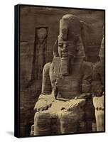 Abu Simbel Temple, 1850's-Science Source-Framed Stretched Canvas