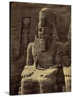 Abu Simbel Temple, 1850's-Science Source-Stretched Canvas