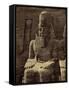 Abu Simbel Temple, 1850's-Science Source-Framed Stretched Canvas