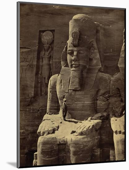 Abu Simbel Temple, 1850's-Science Source-Mounted Giclee Print