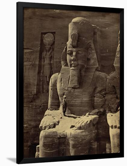 Abu Simbel Temple, 1850's-Science Source-Framed Giclee Print