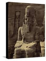 Abu Simbel Temple, 1850's-Science Source-Stretched Canvas