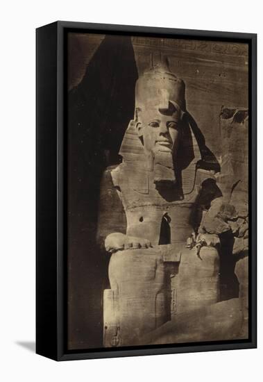 Abu Simbel Temple, 1862-Science Source-Framed Stretched Canvas