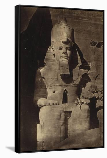 Abu Simbel Temple, 1862-Science Source-Framed Stretched Canvas