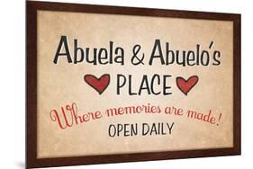 Abuela and Abuelo's Place-null-Mounted Poster