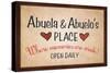 Abuela and Abuelo's Place-null-Stretched Canvas