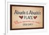 Abuela and Abuelo's Place-null-Framed Art Print