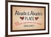 Abuela and Abuelo's Place-null-Framed Art Print